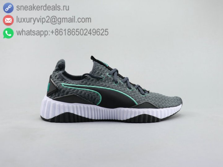 Puma Platform Trace Wns Unisex Running Shoes Grey White Size 36-44